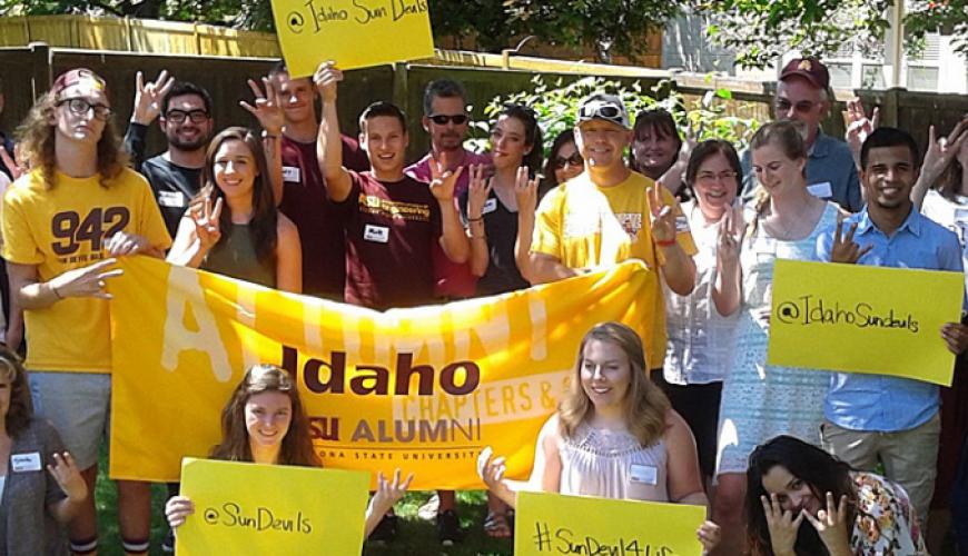 The Idaho Alumni chapter hosted a Sun Devil Send Off for Idaho based Sun Devils. 