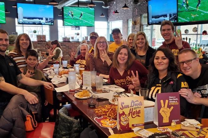 The Idaho Chapter hosted a Game Watch for the Tony the Tiger Sun Bowl
