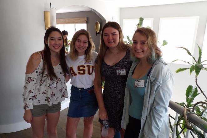The Los Angles chapter welcomes new students from the LA area to Arizona State University at a local Sun Devil Send Off event. 