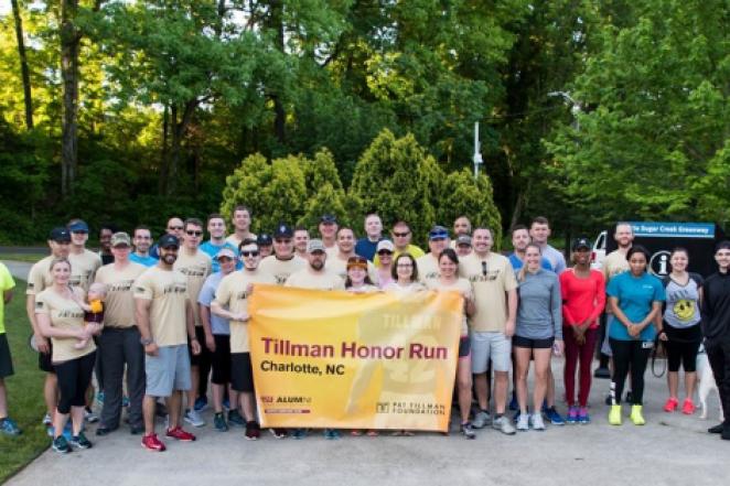 ASU alumni North Carolina chapter 2017 Tillman Honor Run