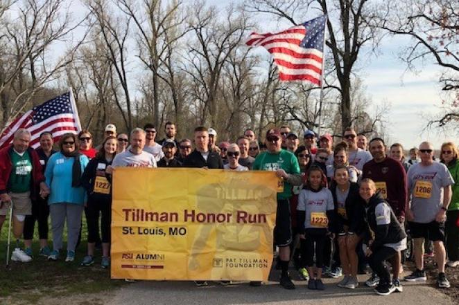 ASU alumni St. Louis chapter 2018 Tillman Honor Run