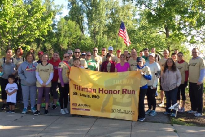 ASU alumni St. Louis chapter 2017 Tillman Honor Run