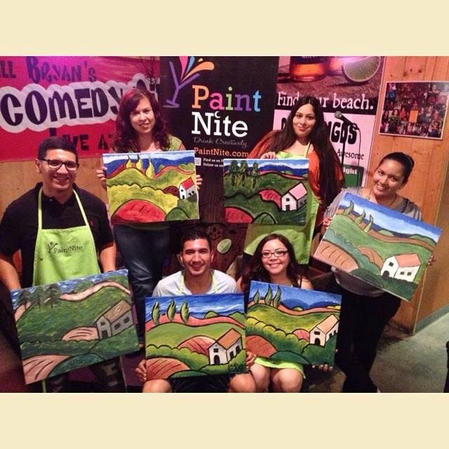 Paint night party