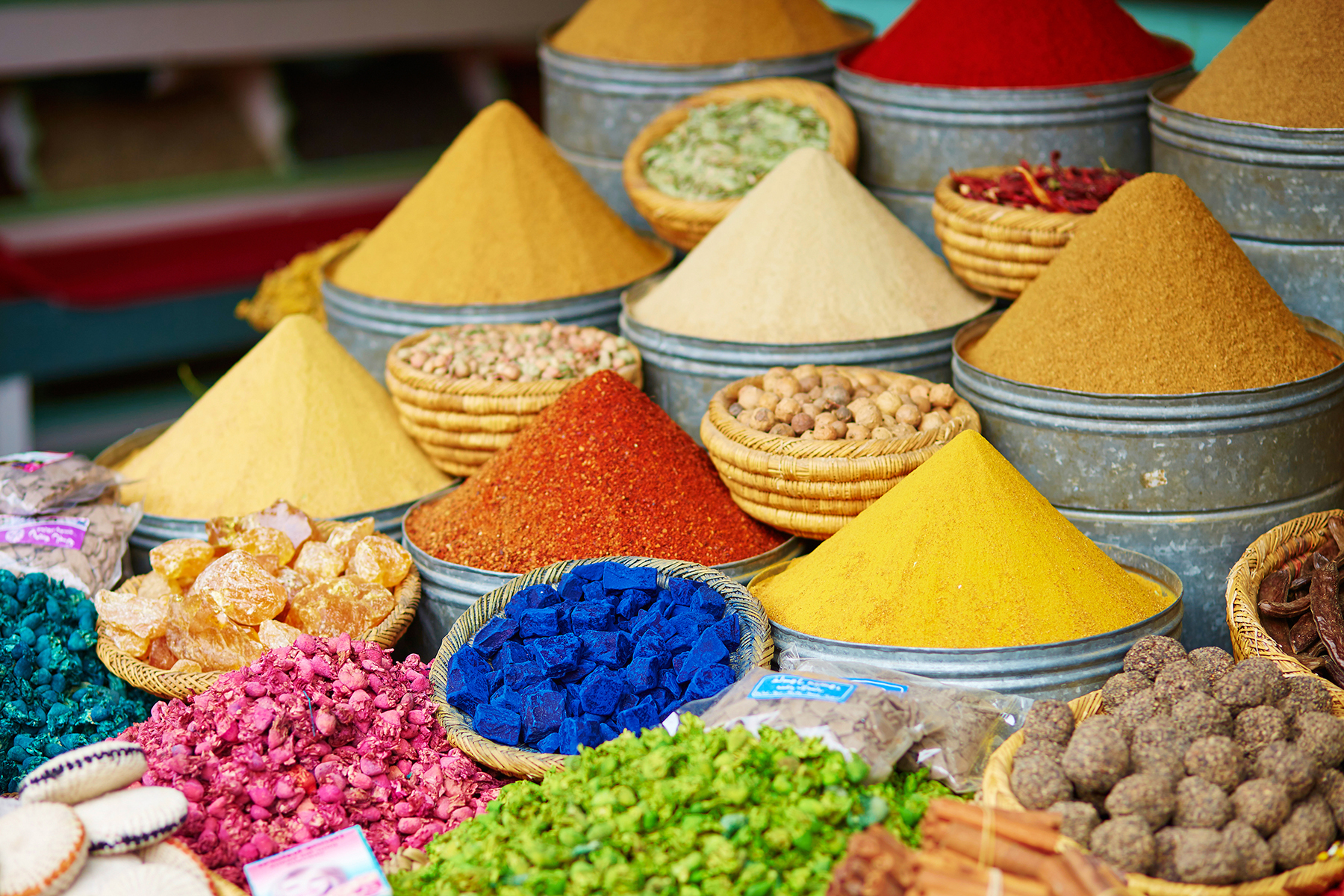 Spices in a Market