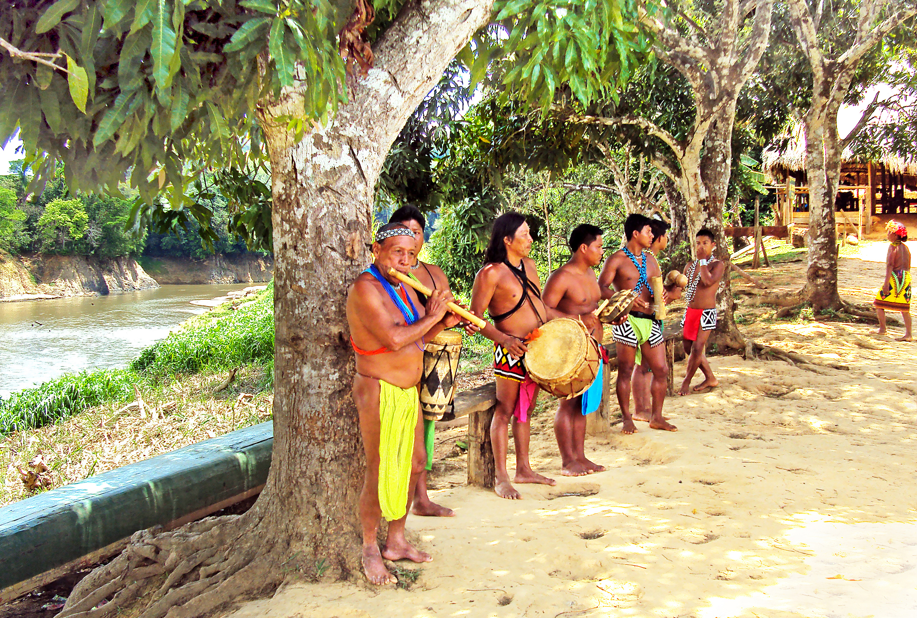 Chagres Embera Musicians 