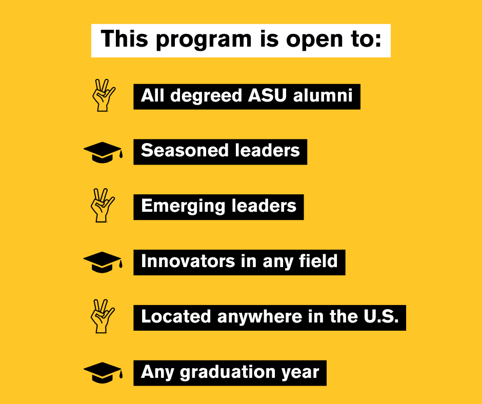 ALI graphic showing who the program is open to