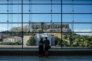 View from the Acropolis Museum