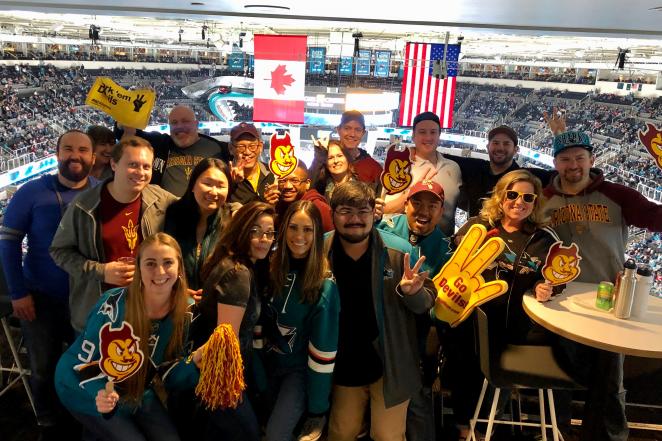 ASU Alumni at San Jose Sharks