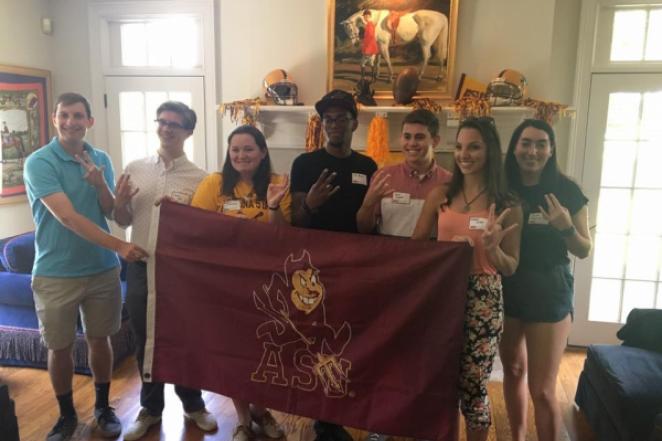 ASU alumni Philadelphia chapter 2017 Sun Devil Send-Off