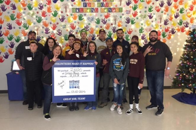 ASU Cares at Northwest Harvest 