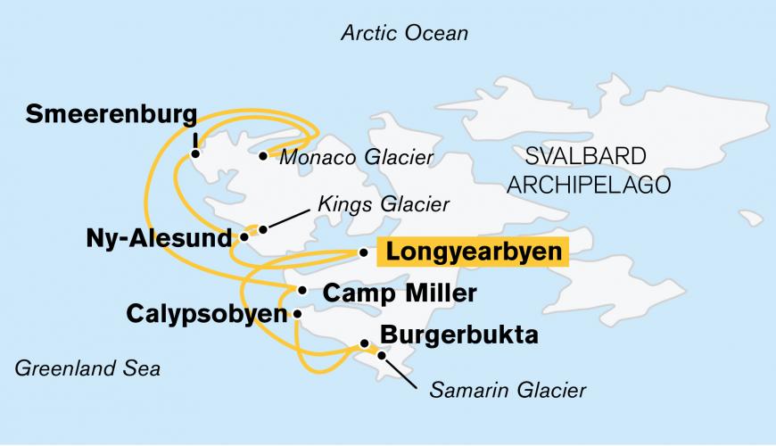 Tour map