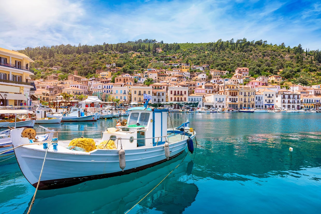 Boat in Gytheio, Greece