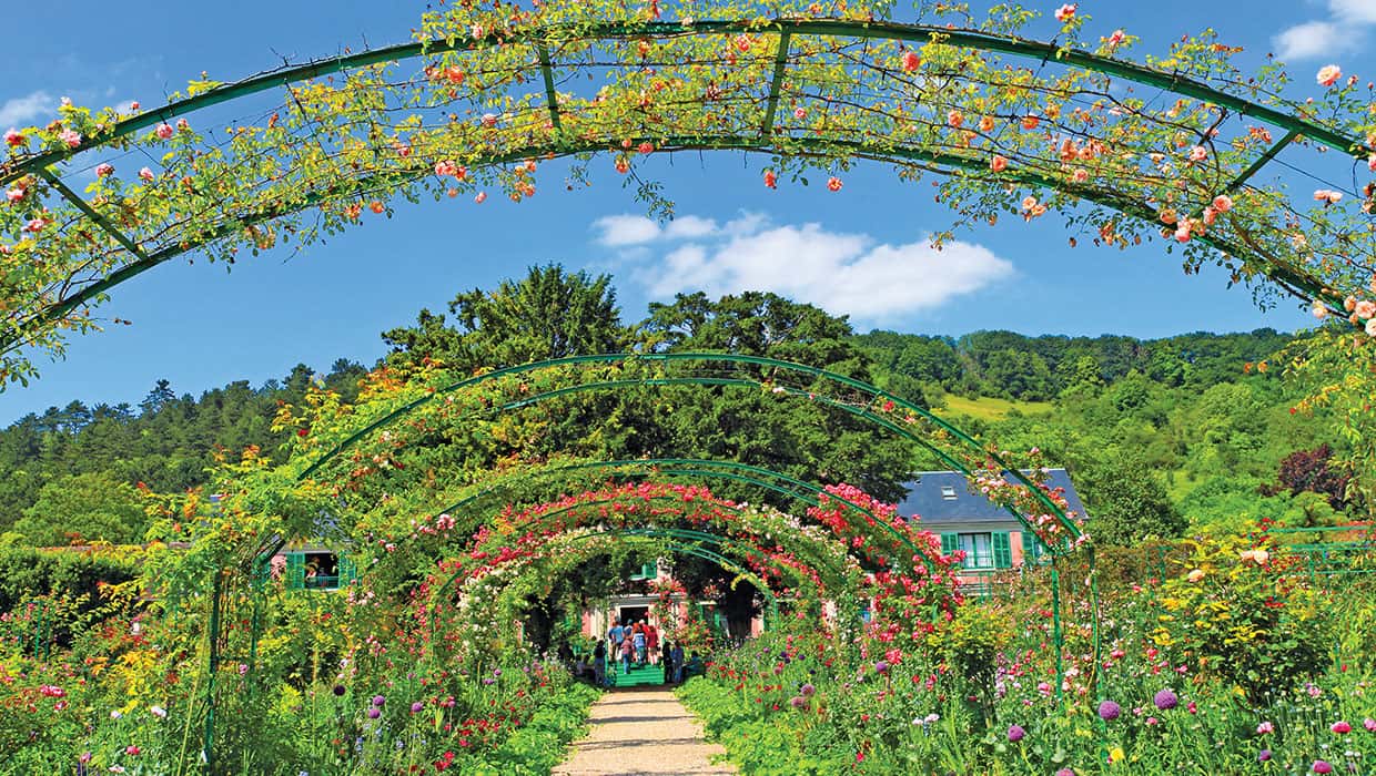 Claude Monet's garden at Giverny
