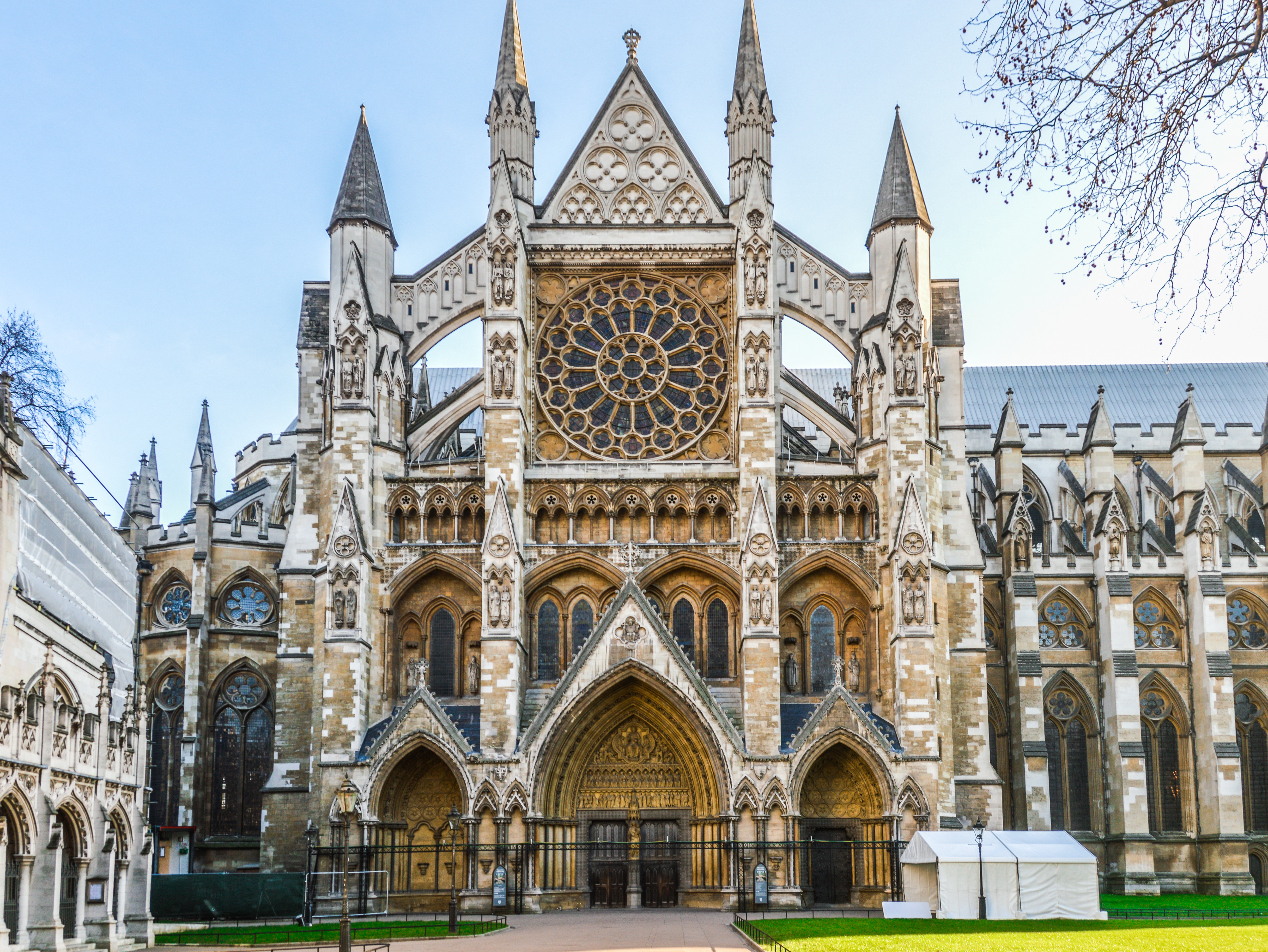 Westminster Abbey in London, England