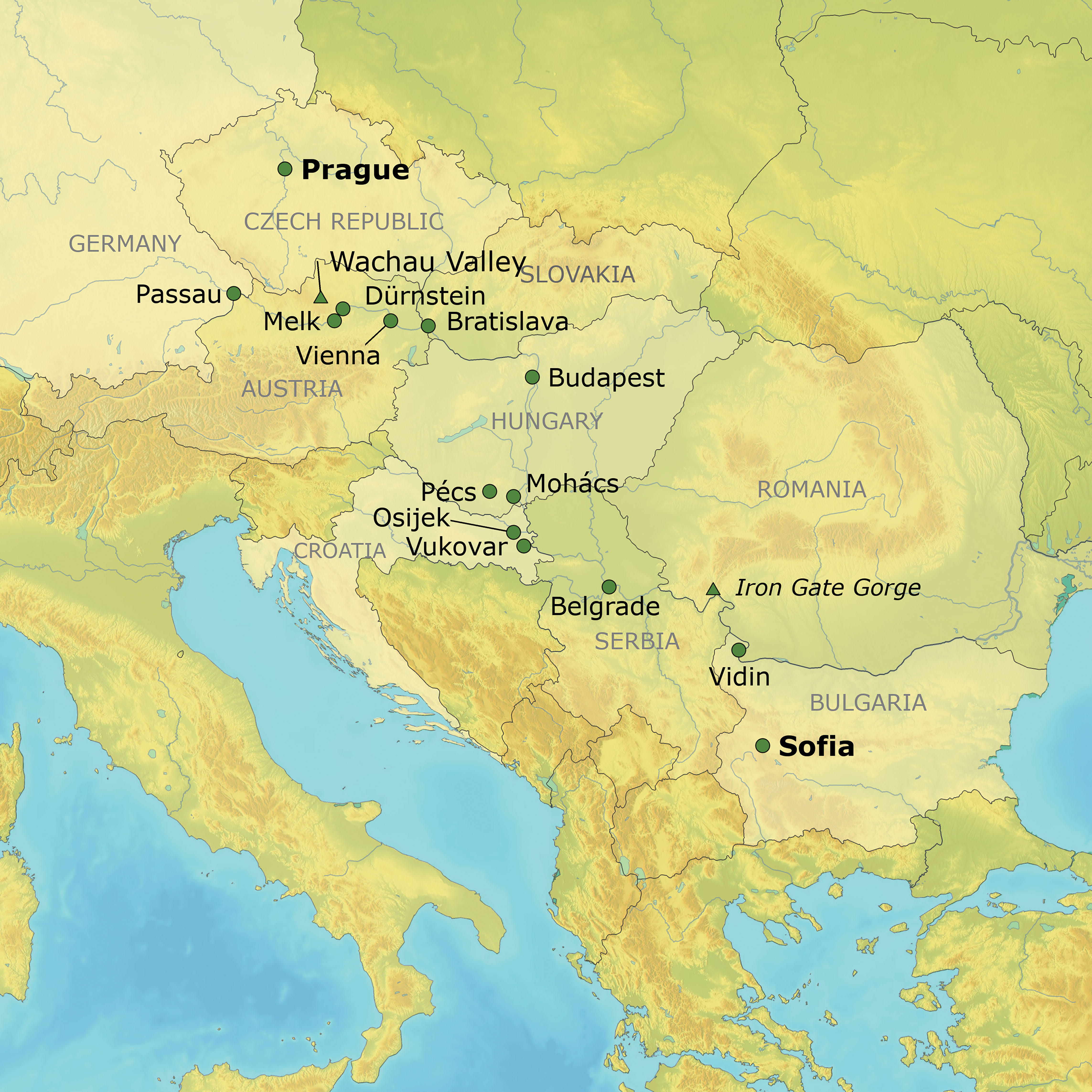 Map of the Trip
