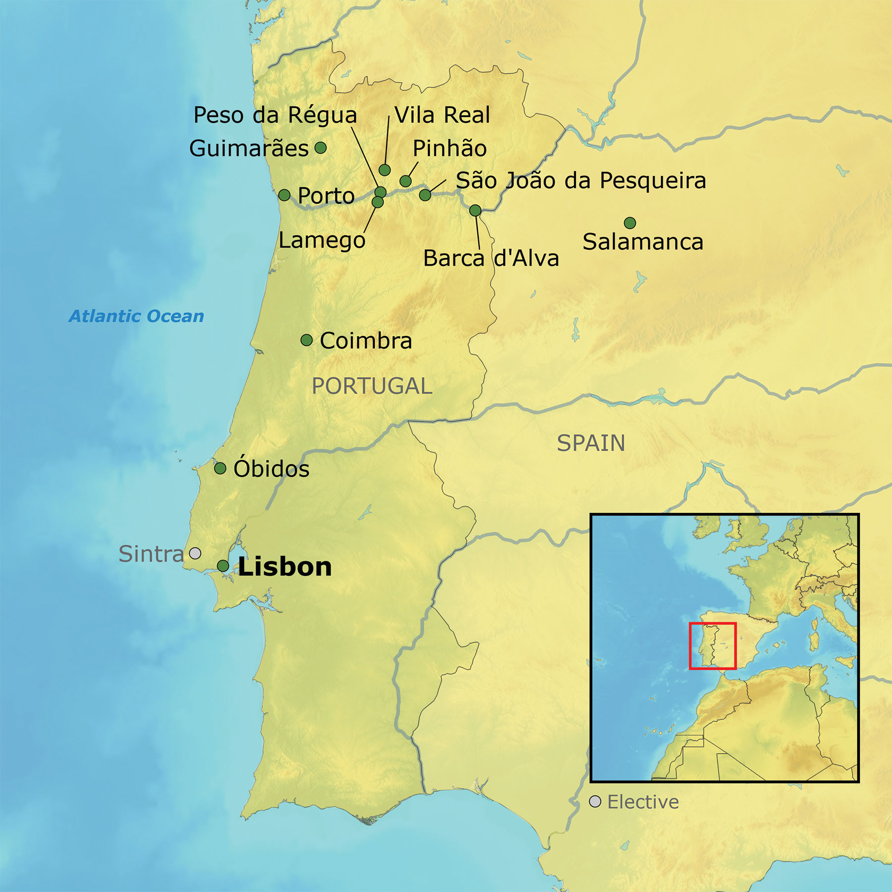 Map of the Trip