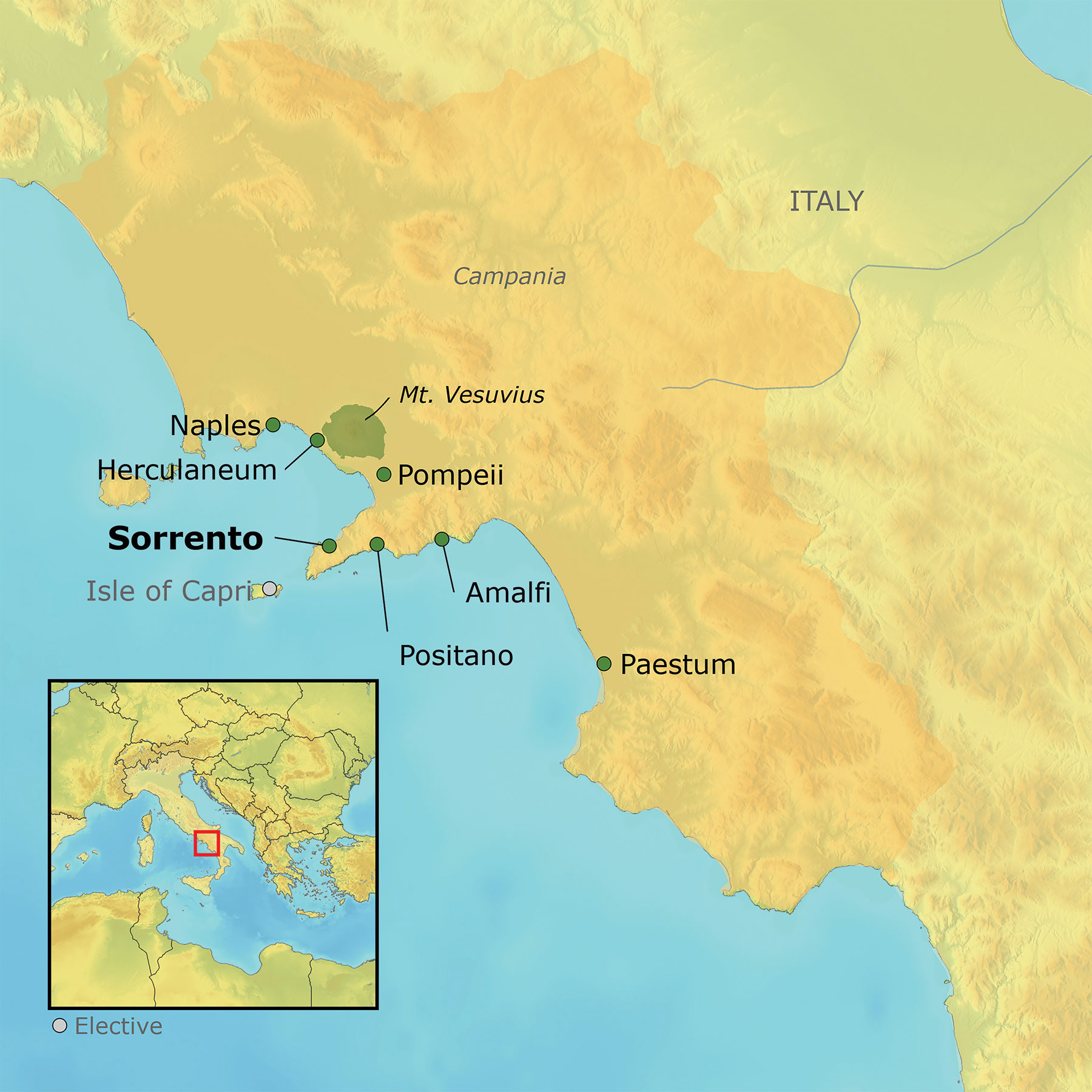 Map of the Trip