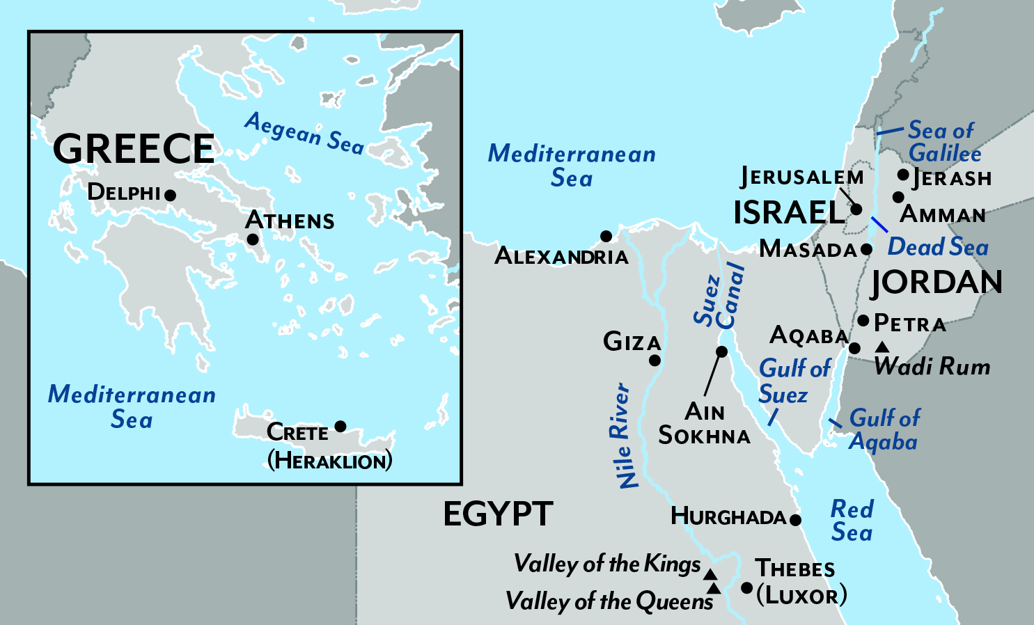 Map of Trip