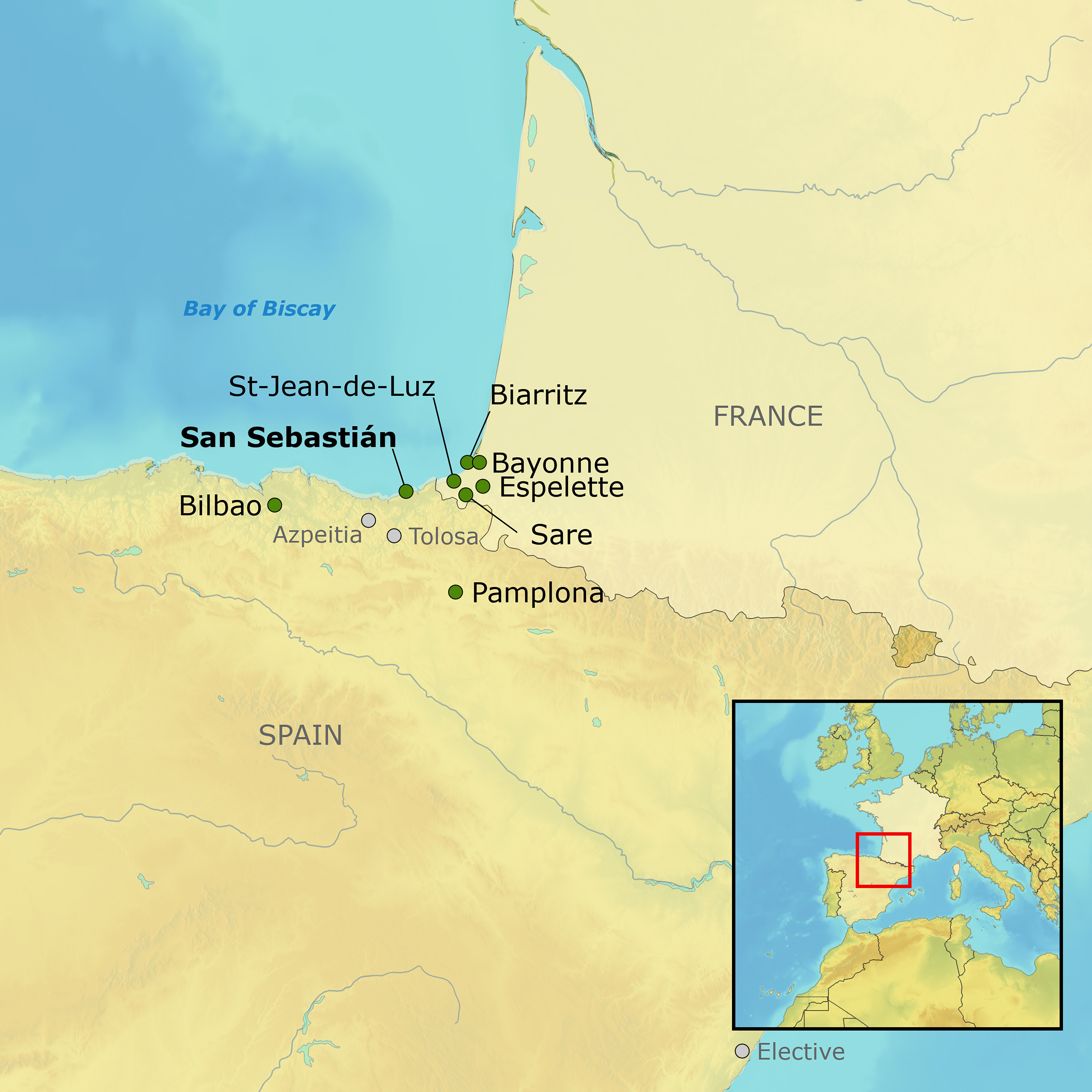 Map of Trip