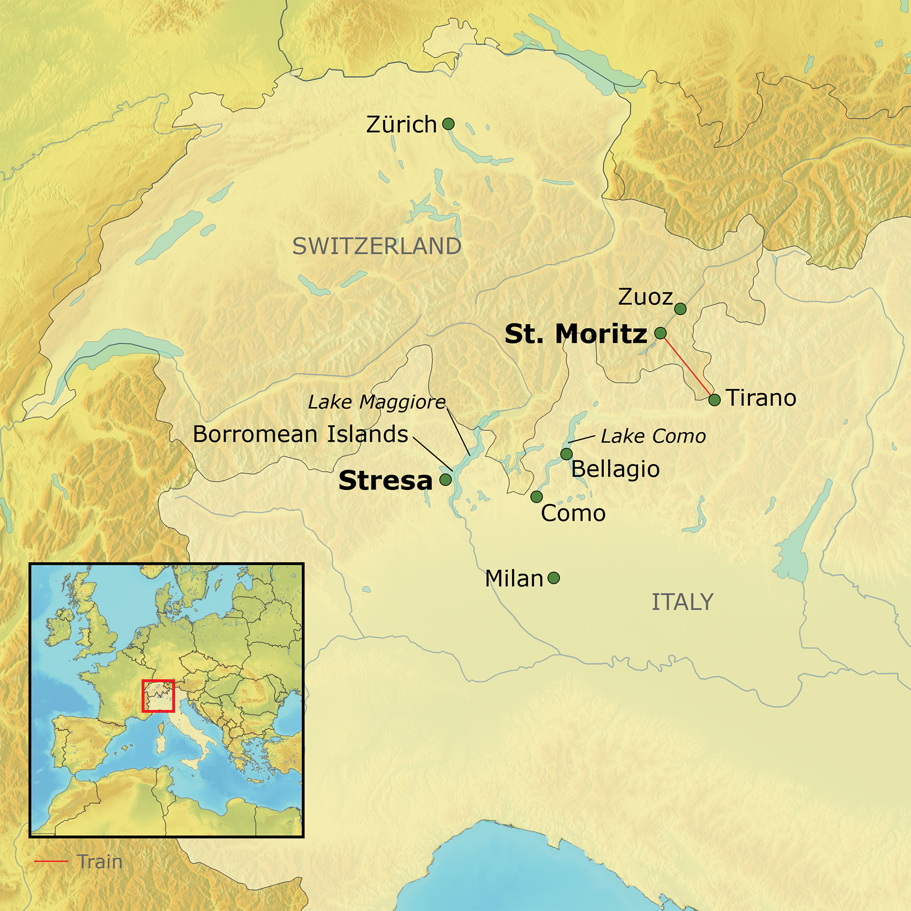 Map of Trip