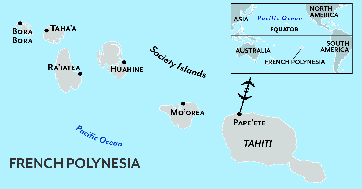French Polynesia Map