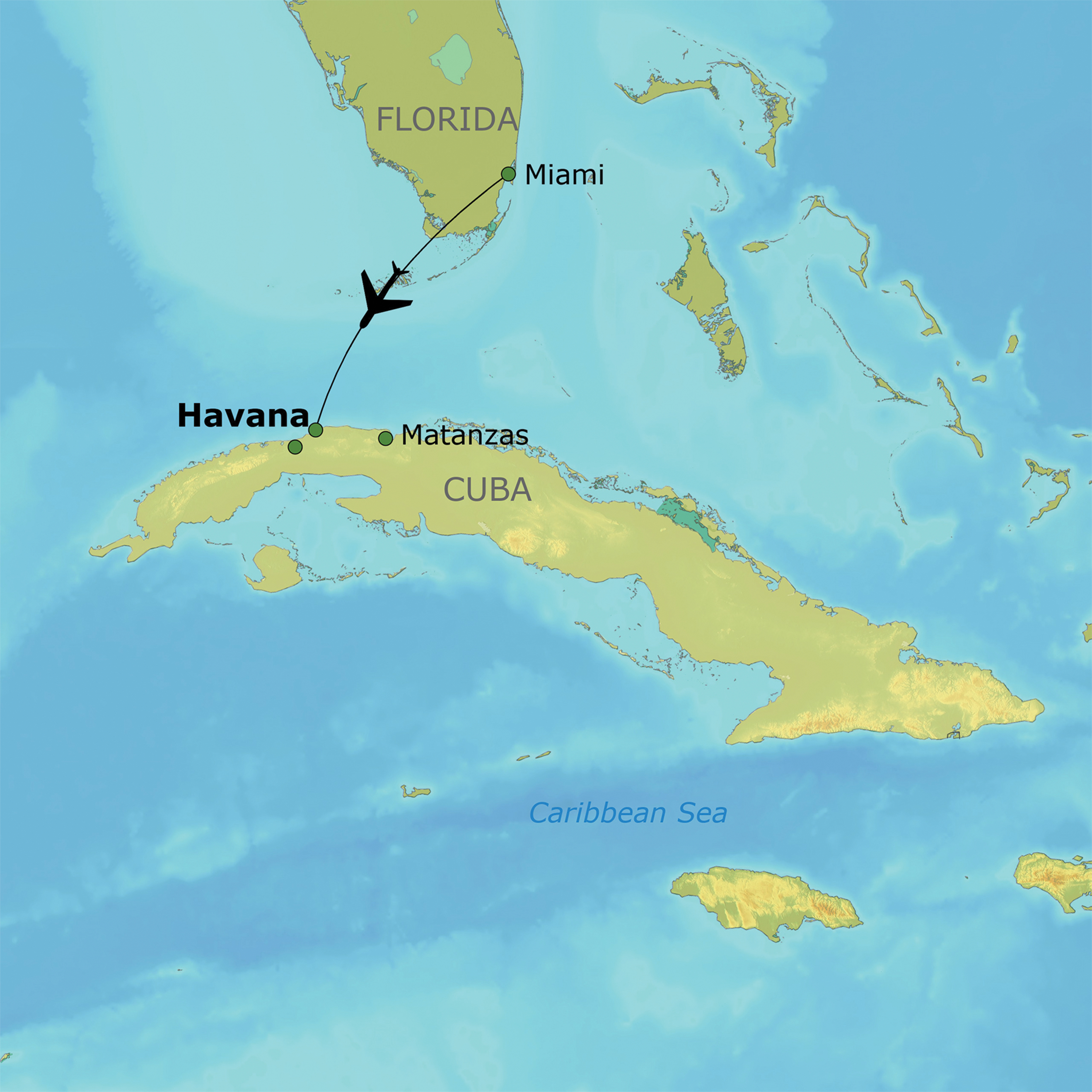 Map of the Trip