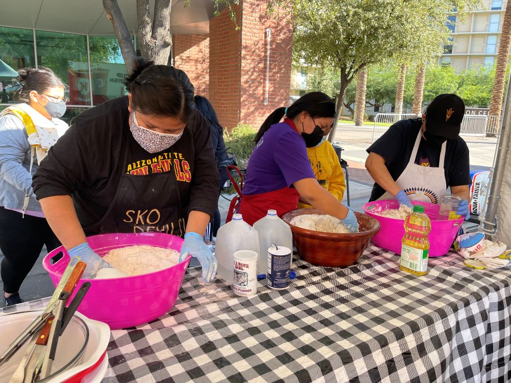 Thank you to our frybread dough makers for their work in making our Annual Frybread Sale a delicious success.