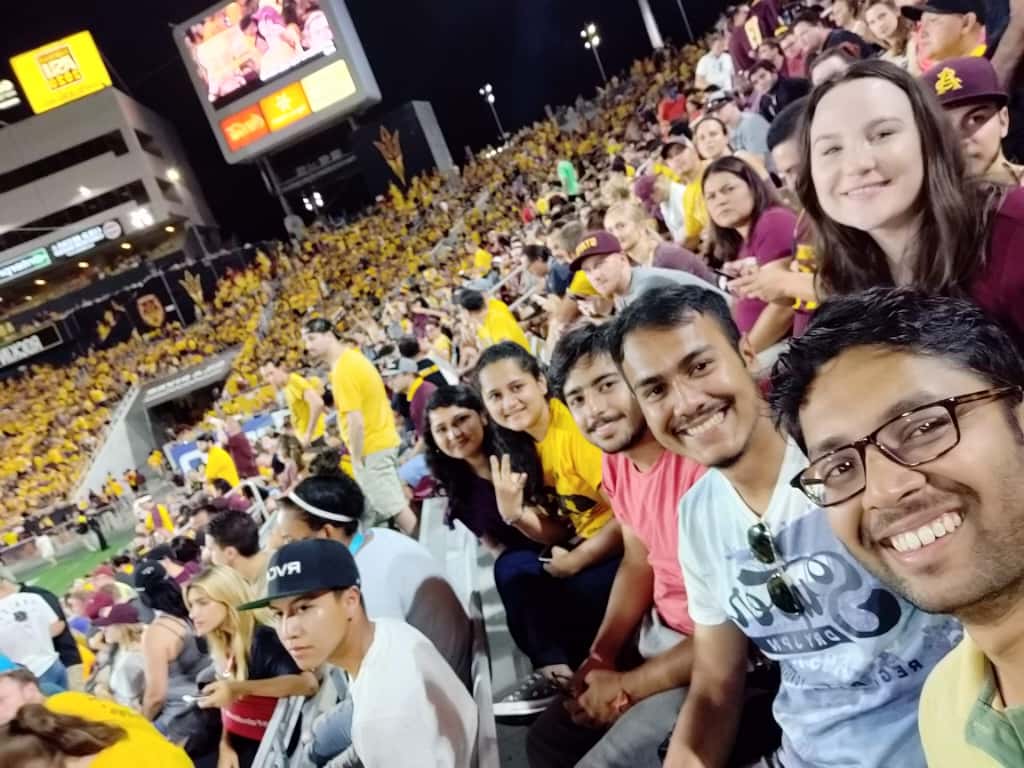 ASU football game.