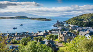 Ocean view in Scottish Highlands